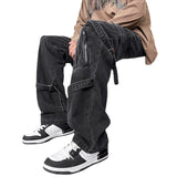 Men Cargo Pants Jeans Men Straight Cargo Pants