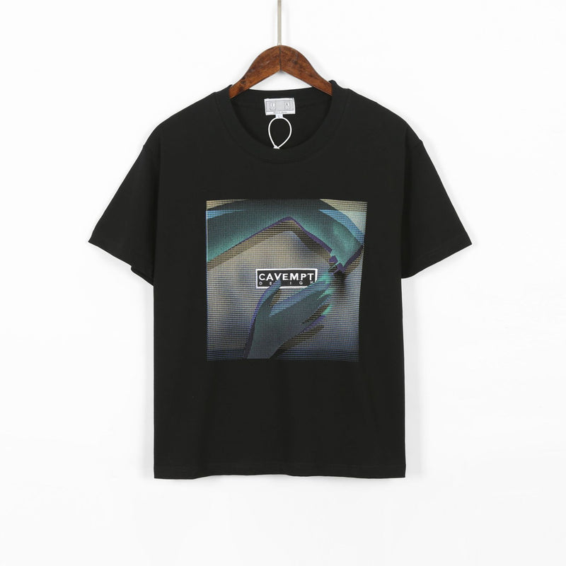 Cavempt Ce Life Cav @ Empt Printed Logo Embroidered Men and Women Short Sleeve