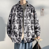 Men's Shirts Printed Long Sleeve Shirt