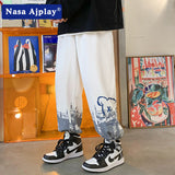 Nasa Sweatpants Summer Men's Summer Fashion Brand Student Loose
