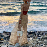 Women Bohemian Dress Spring and Summer Fashion Dress Suit