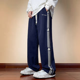 Men Sweatpants Loose Drooping Wide Leg Trousers