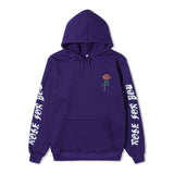 Black Rose Hoodie People Are Poision Rose Printed Sweater