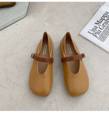 Nude Pumps Block Heel Summer Leather Shoes