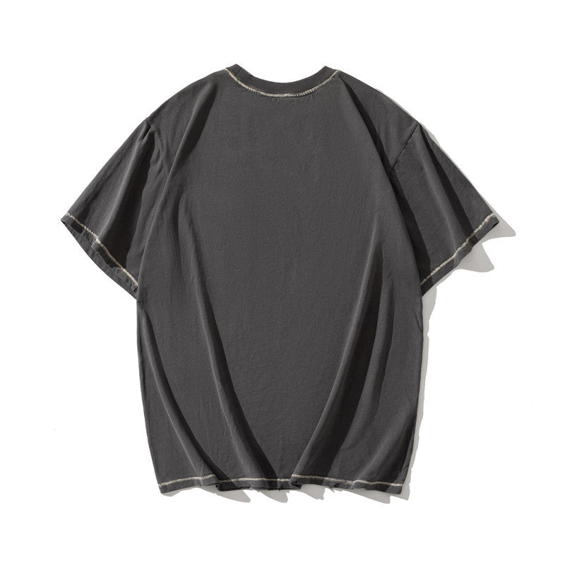 Man Summer T Shirt Crew Neck