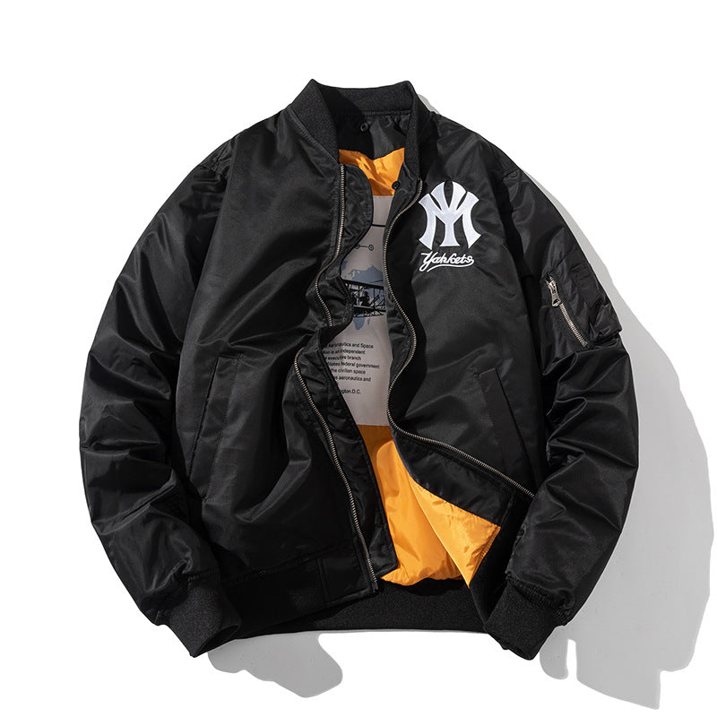 New York NYC Varsity Jacket Autumn and Winter Air Force Pilot Jacket Baseball Uniform Jacket
