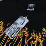 Thrasher T Shirt Flame Print round Neck Couple Style