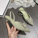 Nude Block Heel Sandals