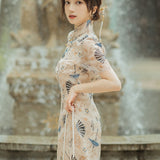 Women Cottagecore Dress Summer Vintage Printed Dress
