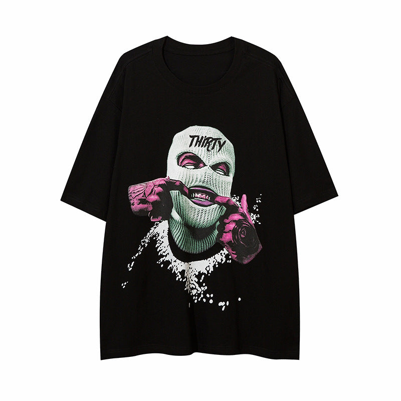 Man Tees Men's Spring and Summer T-shirt Loose