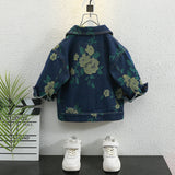 Toddler Boys Jackets Boys' Denim Jacket Spring and Autumn Clothing Children