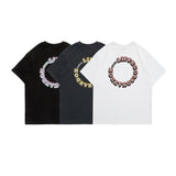 Men T Shirt Summer Casual Tops Men's Clothes Summer Wear Vintage Men's round Neck Short Sleeve Casual Loose Letter Printed T-shirt