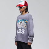 Rrr123 Sweatshirt Fog Joint Name Rrr123 Loose All-Match