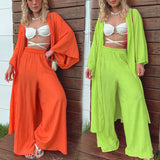 Women Pants Suit Beauty Clothing Summer Leisure Two-Piece Set