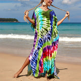 Women Bohemian Dress Women's Summer Loose Beach Dress