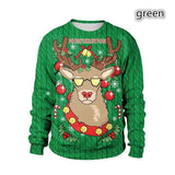 Black Christmas Sweater3d Printed Dogs and Cats Animal Christmas Leisure