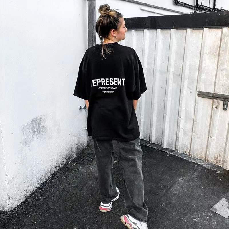 Present T Shirt Printed Loose round Neck T-shirt