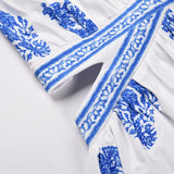 Beth Dutton Bohemian Dress Summer Spring Midi Dresses Sexy Retro Printed Slit Backless Lace up Dress