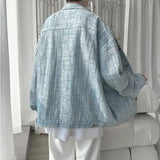 Denim Shirts Denim Jacket Men's Autumn Loose All-Matching Top Coat