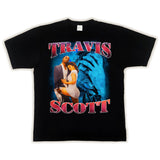 Travis Scott Shirt Heavy Cotton Printed T-shirt Small Neckline