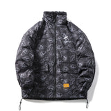 Men Coat down Jacket Men's Winter Loose Fashion Brand Thickened Warm Casual Jacket