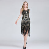 The Great Gatsby Daisy Dress Vintage Women's Sequined Dress Bridesmaid Dress
