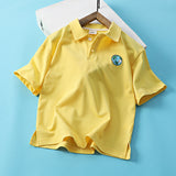 Children Hoodie Sweatshirts Boy's Short-Sleeved T-shirt Summer Wear