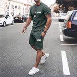 Fear Of God Fog T Shirt Essentials Double Line Casual Sports Short Sleeve Shorts Suit