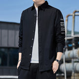 Men's Shirts Autumn Men's Printed Long-Sleeved Shirt Loose