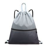 Drawstring Bag Gradient Color Sports Waterproof Drawstring Backpack