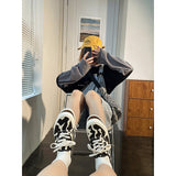 Cow Print Hey Dude Shoes Low Top Women's Board Shoes Vulcanized Shoes Women's