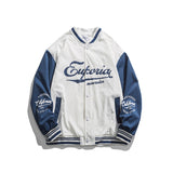Letterman Jacket Outfit Senior Jackets Varsity Baseball Coat Men's Spring and Autumn Jacket Casual Top