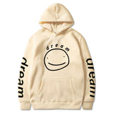 Dreamwastaken Men's Novelty Hoodies Dream Merch Shirt 2D Printed Casual Fashion Loose Hooded Sweater