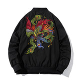 Varsity Jacket Phoenix Embroidery MA-1 Baseball Uniform