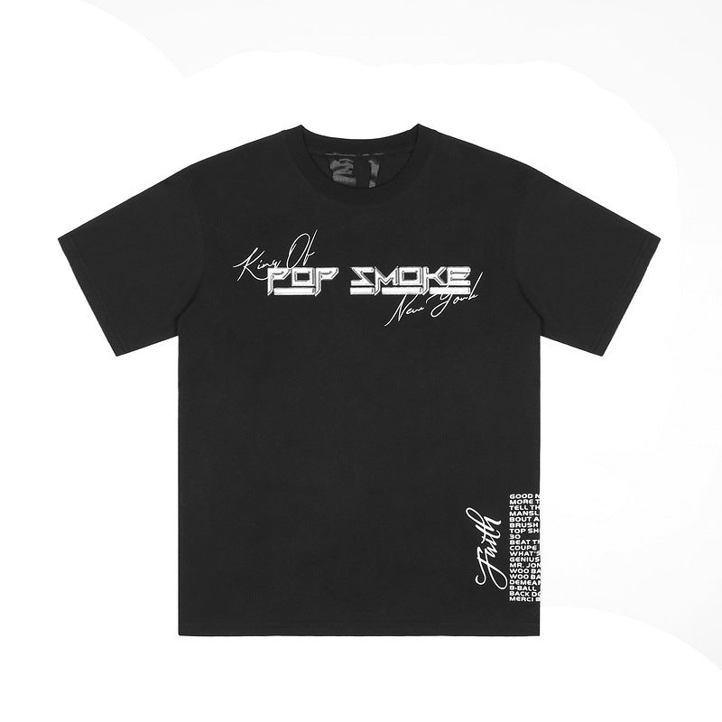Pop Smoke Vlone King Of New York T Shirt  POP SMOKE