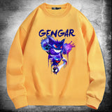 Men and Women Pokemon Pikachu Hoodie Crew Neck Pullover Sweatshirt