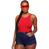 Women Plus Size Denim Shorts High Waist Slim Fit Denim Shorts Hot Pants