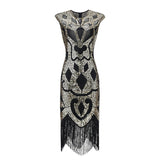 The Great Gatsby Prom Dresses Tassels Party Evening Dress Vintage Sequin Bead