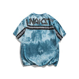 Men T Shirt Summer Casual Tops Men's Clothing Summer Fashion Brand Tie-Dyed Street Fashion Loose round Neck Half Sleeve