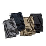 Men Shorts Casual Simple Straight-Leg Pants