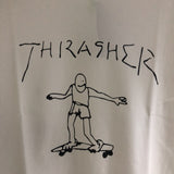 Thrasher T Shirt Thrasher Small Skater Flame Loose Short Sleeve Fall Winter Couples