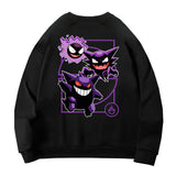 Men and Women Pokemon Pikachu Hoodie Pokémon round Neck Sweater