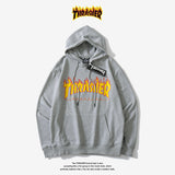 Thrasher Hoodie Autumn and Winter Leisure Men's and Women's Hoodie