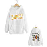 In Memory of Kobe Hoodie Commemorative Kobe No. 24 Hooded Sweater Pure Cotton