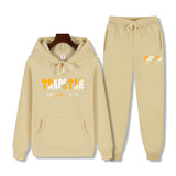 Thrasher Hoodie Men's Sweater Men's Fleece-Lined Pullover Men's Hooded Sweater