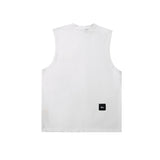 2022 Summer Man Outfits Solid Color Sports Waistcoat Vest