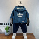 Toddler Boys Sweater Boy's Hoody Spring and Autumn Clothes Children Fake Two Pieces