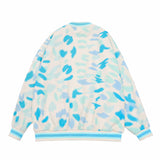 Spray Painted Jacket Baseball Jacket Men's Jacket