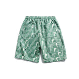 Men Shorts Letter Print Straight Cargo Pants