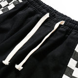 Men Shorts Plaid Printed Straight Shorts